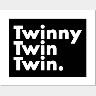 Twinny Twin Twin funny retro gift 2022 Posters and Art